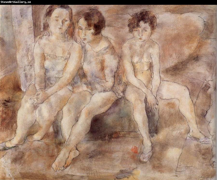 Jules Pascin Three Lass